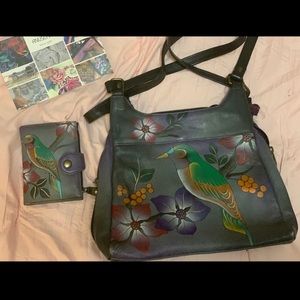 Anuschka Purse and Wallet Like New